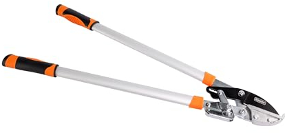 Kippen 6171B - Cesoie Troncarami con Meccanismo a Cricchetto e Tagliente a Incudine. Manici in Alluminio Pressofuso.