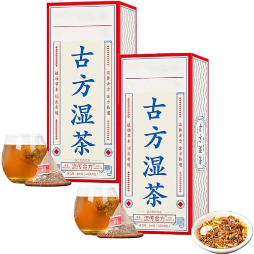 Generic 29 Sabores de Té Fórmula Antigua, Té para el Cuidado del Hígado, Bebidas Antiguas, Té Chino de Hierbas, Salud Té para el Cuidado del Hígado Humedad (2box)