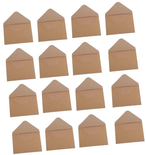 Tofficu 120-teiliges Grußkarten-set Aus Kraftpapier Mit Umschlägen Vintage-karten Zum Basteln Für Einladungen