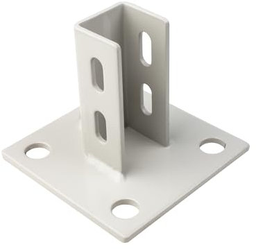 Pfostenkonsole Bodenmontage 30x30 Aluprofil inkl. Profil-Verschraubung - 1 Stück