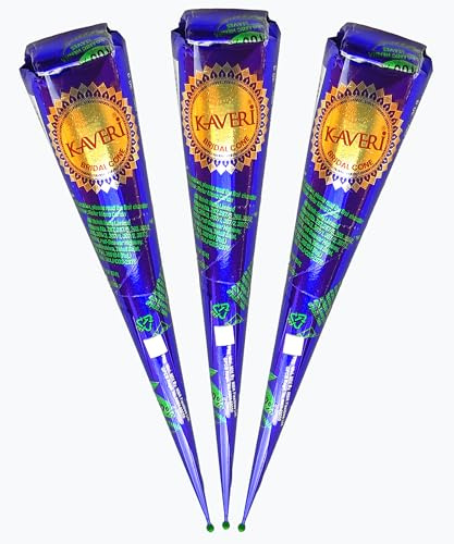 Bridal 100% Natural Original Mehandi Cone 3 x 30g