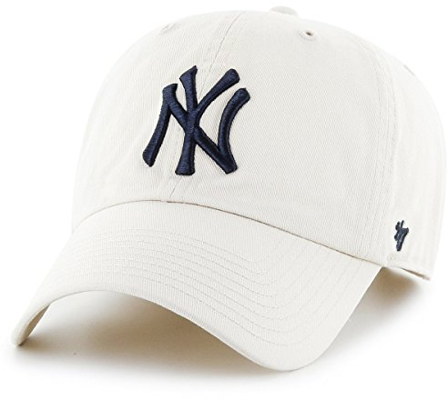 '47 Brand RGW17GWS Clean Up Strapback NY Yankees Beige