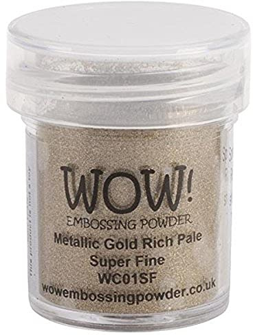 Wow Embossing Powder Wow Embossing Powder, 15ml, Gold Rich Pale