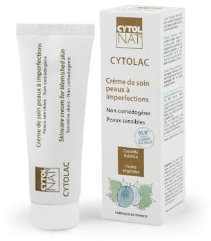 CYTOLNAT - Cytolac Crema Anti-Macchie - Ripara, Idrata, Lenisce, Affina la Grana della Pelle - Riduce il Numero di Imperfezioni - Pelle Sensibile, Mista o Grassa - Viso - Formula Naturale-50 ml