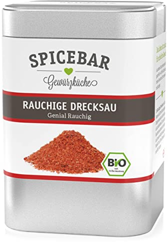 Spicebar Rauchige Drecksau - 100 Gramm - BBQ Rub für Pulled Pork, Burger und BBQ-Saucen - Grill-Gewürzmischung in Premium Bio Qualität