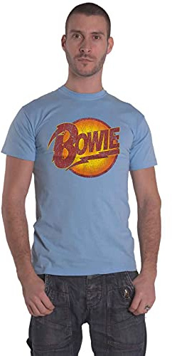 David Bowie - Vintage Diamond Dogs (Blue) T-Shirt - Large