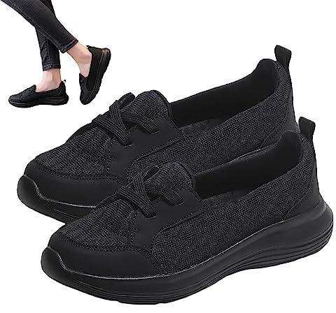 Ortopediska skor för kvinnor | Andningsbara Arch Support Shoes | Lätta Slip -skor för arbete, underhållning, avslappnad, promenad Lecerrot