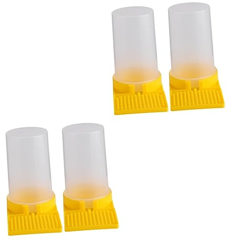 POPETPOP 4stücke Bienentränke Wasserspender Für Bienenstock Effiziente Futterstation Für Gärten Einfach Zu Bedienen Stabil Wasserversorgung Für Bestäubende Insekten