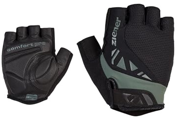 Ziener Herren CLAASS Fahrrad-/Mountainbike-/Radsport-Handschuhe | Kurzfinger - atmungsaktiv/dämpfend, Green mud, 7