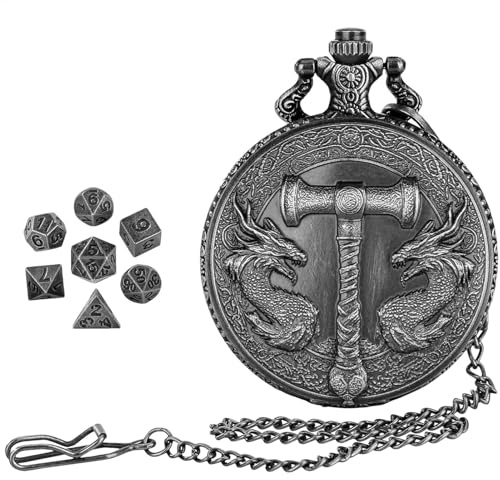 Tärningsfickur, sampunk tärning, liten metall miniatyr tärning i fickklocka skalfodral, brädspel spel kinder, tillbehör, kortspelsleksak för män och kvinnor