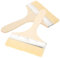 HOMSFOU 2Pcs Long Handle Wool Paint Brush Durable Cleaning Tool for Watercolor Oil Painting for Home Decorating and Artistic Projects