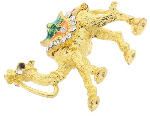 ABOOFAN Scatola Portagioie Forma di Cammello Statuetta Organizer Etnico per Gioielli Ricordo Vintage Decorativo