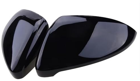Spegelkåpor För VW För Golf 7 MK7 För GTI 2014-18 Svart/Vit/Carbon Side Wing Spegellock Biltillbehör Backspegelkåpa Kåpa Sidospegelkåpor(Glossy Black Pair)