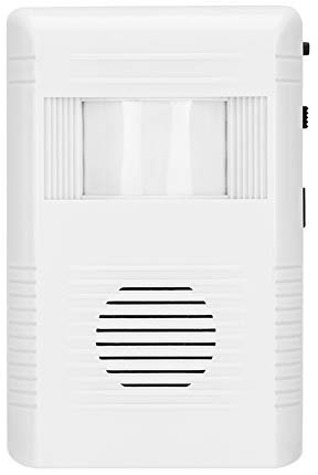 Joyzan Alarma del Sensor de Movimiento Timbre, Inalámbrico Alerta Entrada Sensor Puerta Bienvenida Avisador Tienda Detector Paso Presencia Negociosde Sonido Casa Oficina Seguro Confiable Antirrobo