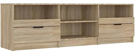 vidaXL Mobile per TV Rovere Sonoma 150x33,5x45cm Legno Ingegnerizzato