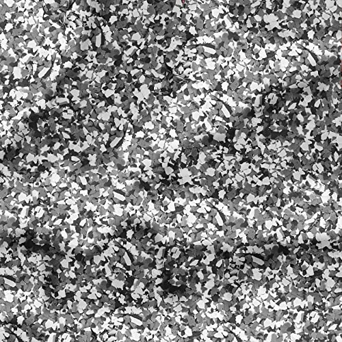 Fabbay 18KG/ 40 Lb Blend Decorative Color Chips Concrete Floor Coatings Paint Flakes for Garage Floor Paint Interior and Exterior Walls Floors, Black, White, Gray