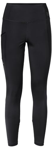 VAUDE Women's Essential Tights, Outdoor Leggings, Passform: Slim fit, Black, 38