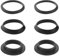 ECSiNG 2 Set Jeux de Joints pour Siphon de 1 ¼ Pouces Joint en Caoutchouc Joint Plat de Remplacement pour Tuyau de Vidange de 1 1/4 Pouces Piège à Odeurs d'évier Tube de Siphon Siphon Noir
