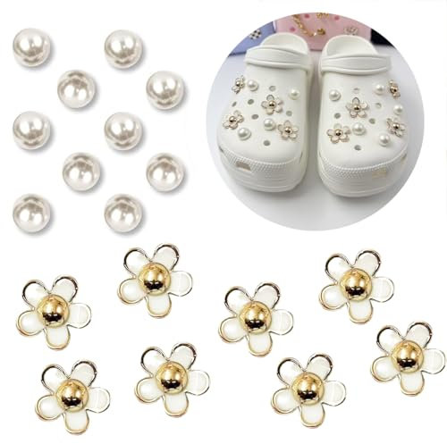 Visxcnu 18 pcs Schuh Charms,Schuhanstecker Anstecke, PVC, Kinder Shoe Charms, Perle Schuhanhänger, Diamante Schuh Schmuck für Mädchen, Jungen, Kinder