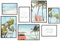 Hyggelig Home Premium Poster Set - 7 hochwertige Bilder - Surfen Meer Bus Urlaub Surfbrett Strand Palmen Wellen Surfing Deko für Wohnzimmer Schlafzimmer - ohne Rahmen