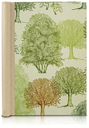 FAIRklemmt Klemmbinder Wunderwald Naturleinen, A5, 16,5 x 22,0 cm