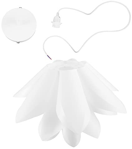 Mikikit 3St hängender Blumenlampenschirm Puzzle-Blumen-Lampenschirm Puzzle-Lampe Dekor Rätsel schöne Hängelampe Deckenleuchten Amerikanischer Stil Leuchter Bartheke Deckenlampe schmücken
