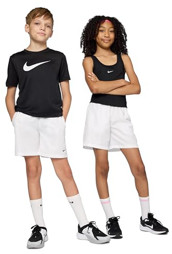 Nike Multi Dri-Fit Trainingsshorts Für Ältere Kinder (Jungen), White/White/Black, DX5382-101, M