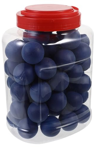 TOBBOMEY 60 Unidades Unidades Pelotas Tenis Mesa Duraderas sin Costuras para Deportes al Aire Uso Doméstico Colores Aleatorios Color Aleatorio