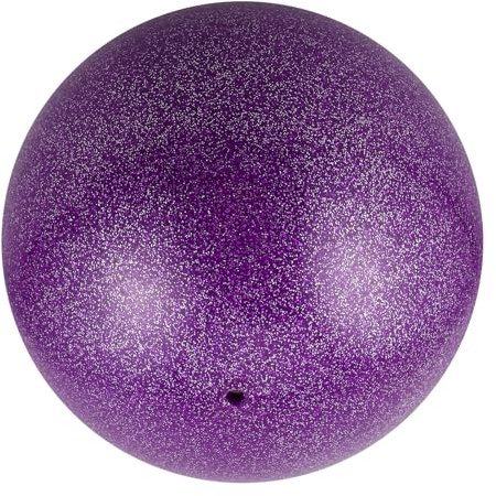ARTSEWPLY Pelota de Gimnasia Artística Inflable para 18 CM Morada Equipo de Entrenamiento de Estabilidad Abdominal y Danza Pelota de Yoga Pequeña para Fitness y Rehabilitación