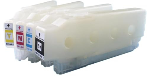 Cartuccia di tinta di rifillamento Compatibile con stampanti AM-C4000 AM-C5000 AM-C6000-750ml Nero 450ml Color No Chip