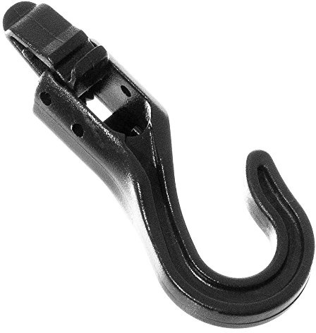 Paracord Planet Black Cord End Hooks Open End Snap Base for Custom Bungee Straps– Choose from Packs of 5, 10, 25, 50, or 100 – Great for Car, RV, Boat, and Motorcycle