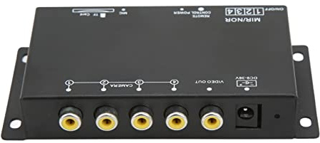 4 Channel Mobile Vehicle Car DVR, 720P HD Digital Video Recorder Universal Mini MDVR Recorder Kit for School Buses Tank Trucks Engineering Vehicles Boats, Head Interface, Multiple Protection