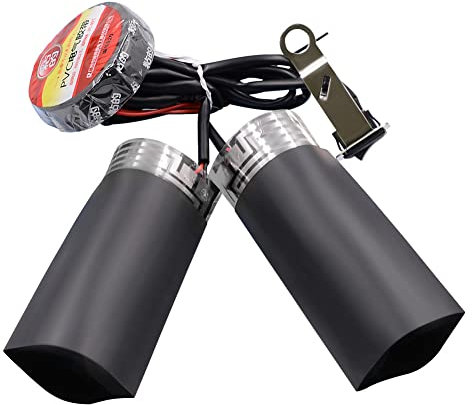 BYNYXI Beheizte Motorradgriffe Abdeckung, 1 Paar 12V Motorrad Heizgriffe Lenkerheizung Universal Motorrad Griff Heizungspad wasserdichte Elektrischer Heizgriffabdeckung für Motorrad ATV 22mm