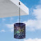Nowupup Farolillos Solares Exterior Colgantes, 3D Estrellado Lámparas Solares Exterior con Bombillas RGB, IP54 Impermeable Luz Solar Exterior Jardin para Terraza Césped Balcón Patio Deco (Rombo)
