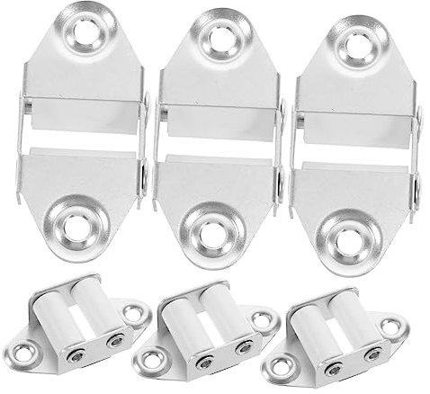 HOLIDYOYO 6pcs Aluminum Alloy Roller Blind Fitting Guides Home Curtain Repairing Accessories Roller Shade Replacement Parts for Effective Window Treatments