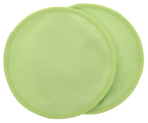 minkissy 2piezas Compresas Reutilizables De Aceite De Ricino Pecho Disco Absorbente Para Lactancia y Para Dormir
