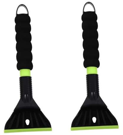 DIKACA 2 Piezas Pala de Nieve raspador quitaescarcha Herramienta de remoción de Nieve raspador de Hielo para Coche raspador quitanieves Pala quitanieves Pala quitaescarcha Esponja