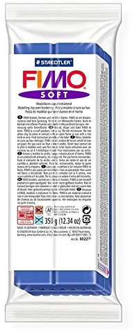 Staedtler Fimo Soft 8022-33 Oven Hardening Modelling Clay 350g - Blue