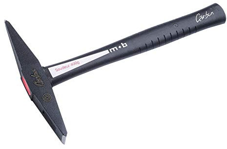 MOB Outillage 0430400701 Marteau à Piquer Les Soudures 400G Carbon, Noir
