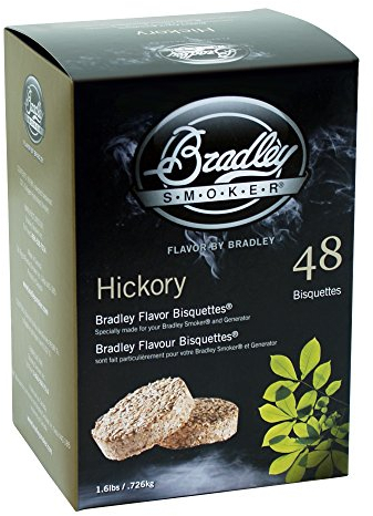 Bradley Smoker 220443-SSI Hickory Bisquettes (pack Of 48), Multi-Coloured