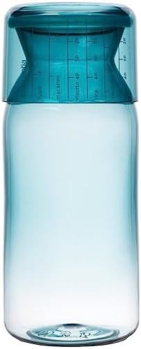 Brabantia 290183 Vorratsdose mit Messbecher, 1.3 L, Plastik, Mint, 9.4 x 9.4 x 24 cm
