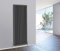 NRG 1800 x 560mm Traditional Anthracite Vertical Cast Iron Style Radiator Double Panel