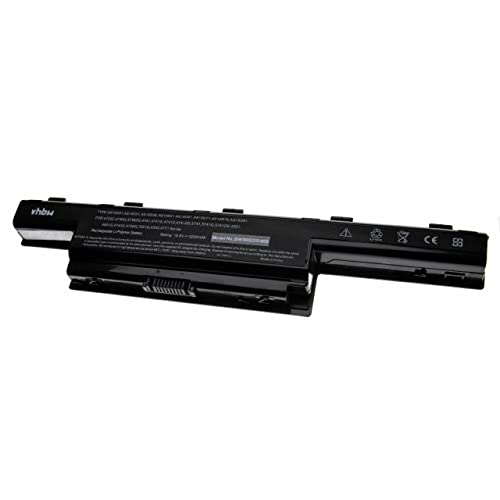 vhbw Akku kompatibel mit Packard Bell EasyNote LM81, LM82, LM83, LM85, LM86, LM87, LM94 Notebook (5200mAh, 10,8V, Li-Polymer)