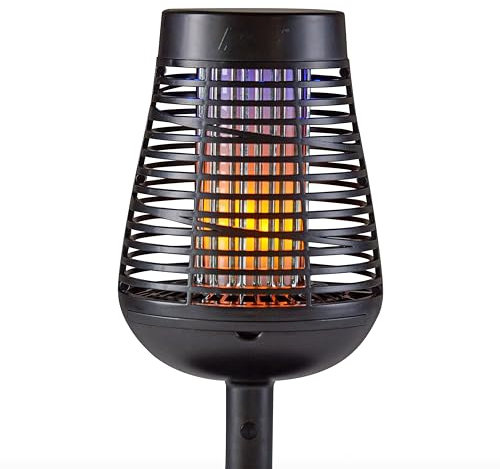 PIC Torcia Insetticida Solare (DFST), Bug Zapper e Luce d'accento, Uccide Gli Insetti al Contatto