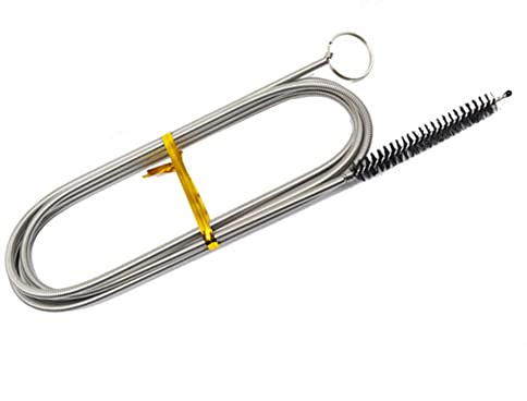 Anloximt Lange Pfeifenreiniger,Reinigungsbürste für Pfeifen - Nylon-Reiniger zum Reinigen von Spülbecken, Kühlschrank, dünnem Rohr, Luftschlauch, Schlauchbaggerwerkzeug