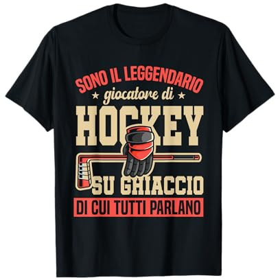 Regalo Giocatore Di Hockey Su Ghiaccio Divertente Maglietta