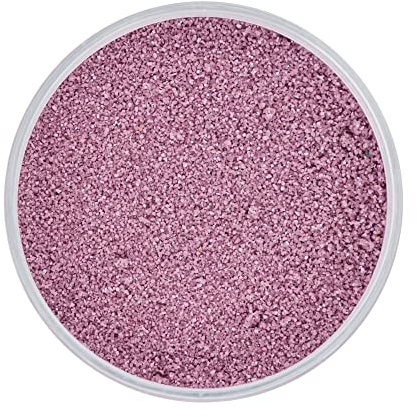 moorg Lila färgad sand för dekorationer 370 g, färgad sand för glasvaser, sandrit, tunn 0,2-0,6 mm, perfekt för dina dekorationsidéer