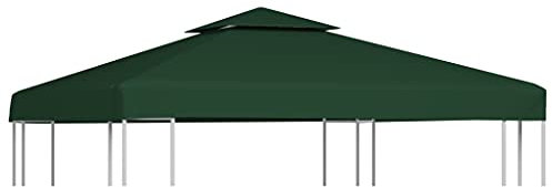 Furniture Select Gazebo Abdeckplane Ersatz 310 g/m grün 3 x 3 m