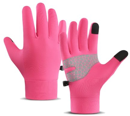 Gants de sport chauds et antidérapants pour écran tactile pour enfants de 5 à 7 ans - Gants thermiques résistants à l'eau - Mitaines isolées pour la course à pied, le cyclisme, la neige et le ski