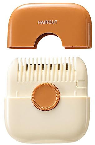 Cirraorive Mini Tagliacapelli, Pettine Sfoltitore per Capelli, Rifinitore per Doppie Punte, Accessori per Il Taglio Dei Capelli, Strumento Da Parrucchiere, Tagli, arancia
